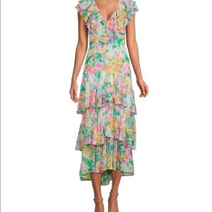 WAYF Ruffle Chelsea Floral Dress